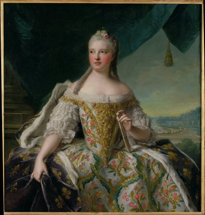 Dauphine Marie-Josephe de Saxe (1731-67) 1751 von Jean Marc Nattier